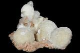 Thomsonite (Zeolite) On Stilbite - Maharashtra, India #102344-1